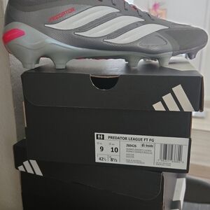 Adidas Predator League FG Gray Soccer Cleats